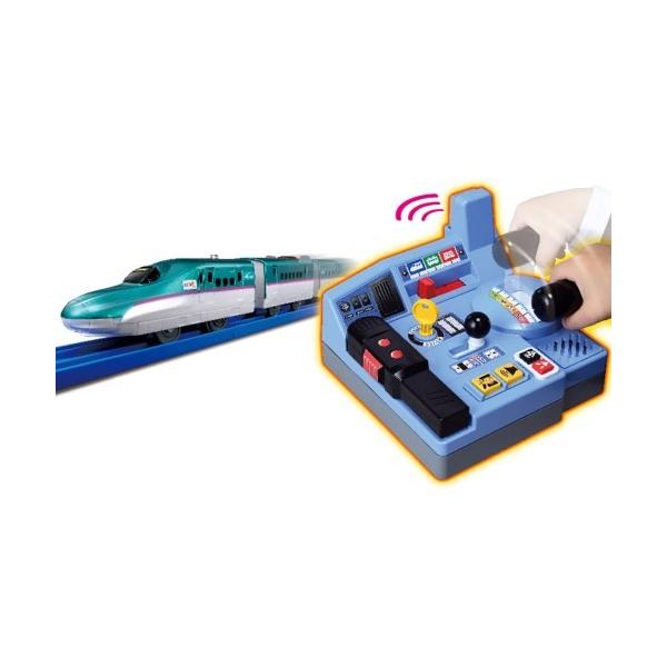プラレール 乗車確認！出発進行！まるごと鉄道体験！E5系はやぶさコントロールセットおもちゃ こども 子供 男の子 電車 3歳