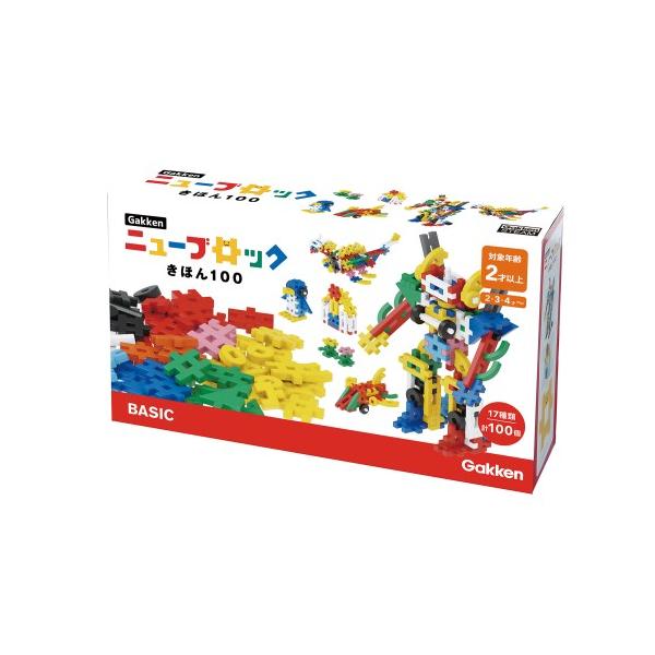 ■発送倉庫:玩具倉庫（※千葉県からの発送）■種別:おもちゃ■発売日:2023/04/04■メーカー:学研教育出版■対象年齢:2歳以上■説明:Gakkenニューブロックきほん100は多様な作品を作ることができる基本のパーツが100個入り。 パ...