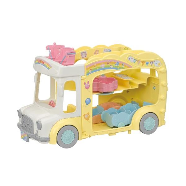 ■発送倉庫:玩具倉庫（※千葉県からの発送）■種別:おもちゃ■発売日:2023/04/08■メーカー:エポック社■対象年齢:3歳以上■説明:赤ちゃんと小さい赤ちゃんたちが28にんも乗れる、3階建てのほいくえんバスです。 バスを広げると、赤ちゃ...