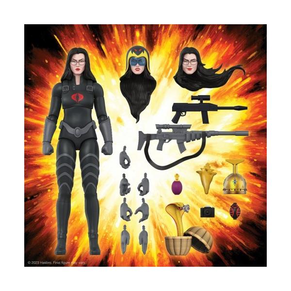 『G.I.ジョー』 バロネス (ブラックスーツ Ver.) アルティメイト 7インチ アクションフィギュアフィギュア