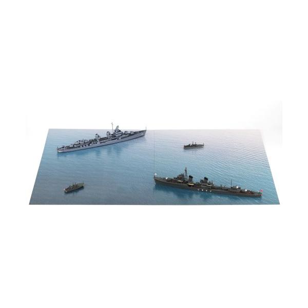 1／700 南太平洋の戦い (日本海軍 駆逐艦 天霧 VS アメリカ海軍 PTボート) 【SPS23】 (プラモデル)