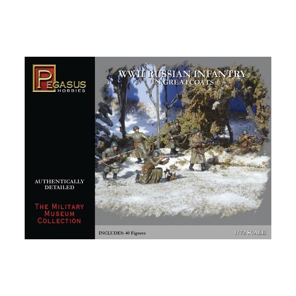 1／72 WW.II ソビエト軍 歩兵 グレートコート着用 【PH7271】 (プラスチックモデルキット)おもちゃ プラモデル