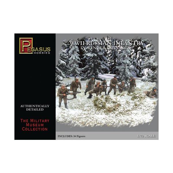 1／72 WW.II ソビエト軍 冬季装備歩兵セット 2 【PH7272】 (プラスチックモデルキット)おもちゃ プラモデル