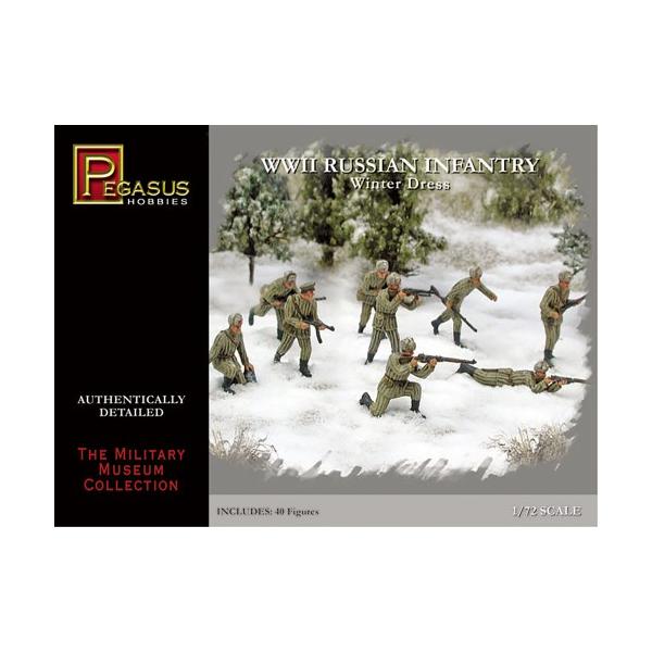 1／72 WW.II ソビエト軍 冬季装備歩兵セット 1 【PH7269】 (プラスチックモデルキット)おもちゃ プラモデル