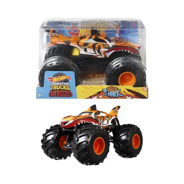 他サイト： ホットウィール モンスタートラック ビッグサイズ タイガー・シャークおもちゃ こども 子供 男の子 ミニカー 車 くるま 3歳の商品画像