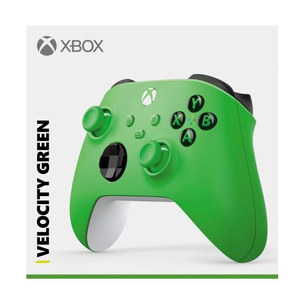 Xbox ワイヤレス コントローラー (ベロシティ グリーン)