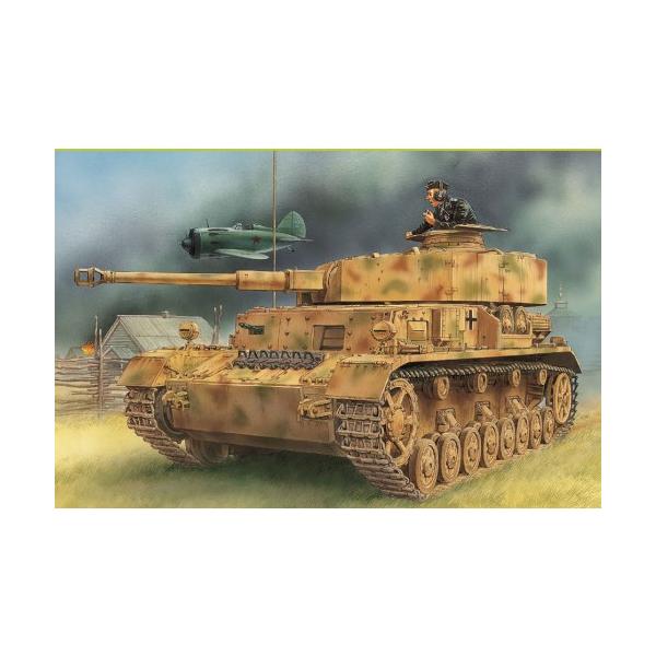ドラゴン 1／35 WW.II ドイツ軍 IV号戦車D型 7.5cm KwK.40 L／43搭載型 アルミ砲身／3Dプリントマズルブレーキ／マジックトラック付属 豪華....