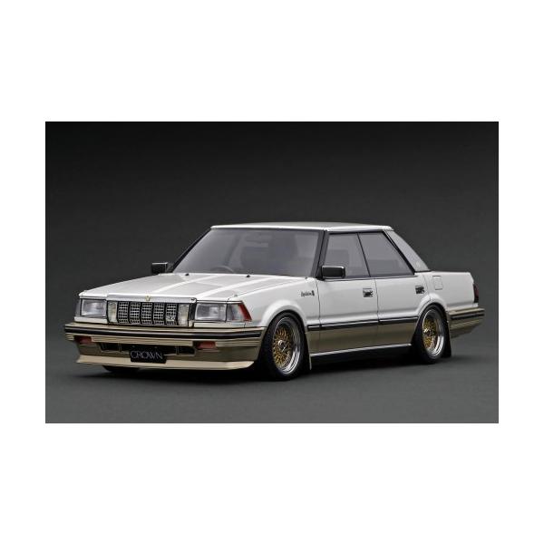 ignition model Toyota Crown 3.0 Royal Saloon G (120) Pearl White