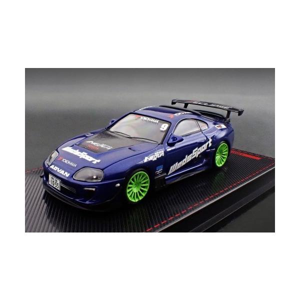ignition model Toyota Supra (JZA80) RZ Blue Metallic (1／64Scale