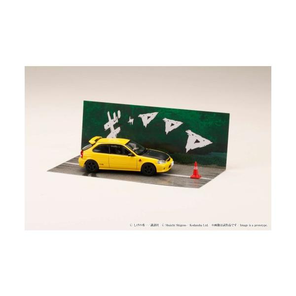 イニシャルD  コレクション　東堂塾 1/64 Honda CIVIC (EK9) 東堂塾 / 頭文字D 舘 智幸 VS 藤原 拓海