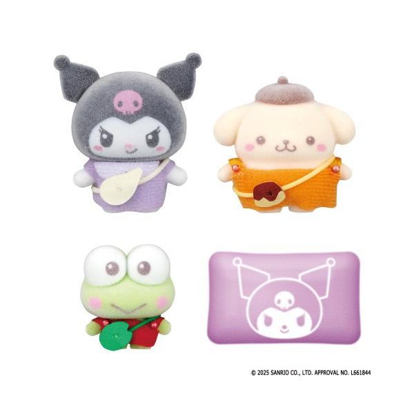 ■発送倉庫:玩具倉庫（※千葉県からの発送）■種別:おもちゃ■発売日:2025/11/15■メーカー:バンダイ■対象年齢:3歳以上■説明:全長約40mmのフロッキー加工されたサンリオキャラクターズのドールに、かわいい生地製のお洋服が付属した「...