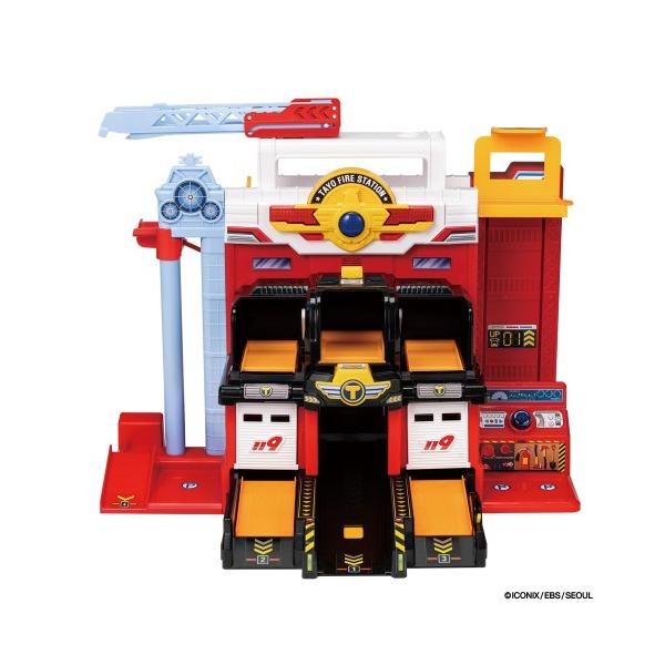 ■発送倉庫:玩具倉庫（※千葉県からの発送）■種別:おもちゃ■発売日:2025/11/08■メーカー:バンダイ■対象年齢:3歳以上■説明:『ちびっこバス タヨ』から、「動く消防署」がプレイセットになって登場！ 最大6台のミニカーを収納＆発車で...