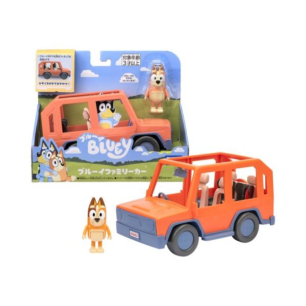 ■発送倉庫:玩具倉庫（※千葉県からの発送）■種別:おもちゃ■発売日:2025/09/27■メーカー:タカラトミー■対象年齢:3歳以上■説明:アニメ「ブルーイ」の商品が登場！アニメのエピソードにそった、ブルーイファミリーが乗る4WDカーです。...