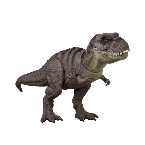 ■発送倉庫:玩具倉庫（※千葉県からの発送）■種別:おもちゃ■発売日:2025/06/28■メーカー:マテル■説明:映画『ジュラシック・ワールド／復活の大地』にインスパイアされたT-レックスのフィギュア。 背中のボタンを押すと上下に大きく開く...
