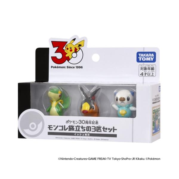 ■納期:発売日お届け■発送倉庫:玩具倉庫（※千葉県からの発送）■種別:おもちゃ■発売日:2026年2月下旬発売■メーカー:タカラトミー■対象年齢:4歳以上■説明:ポケモン30周年を記念して、旅立ちの3匹のモンコレがセットになって登場！「モン...