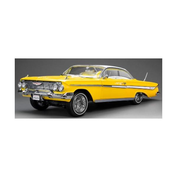 1／18 シボレー インパラ ハードトップ ローライダー 1961 イエロー