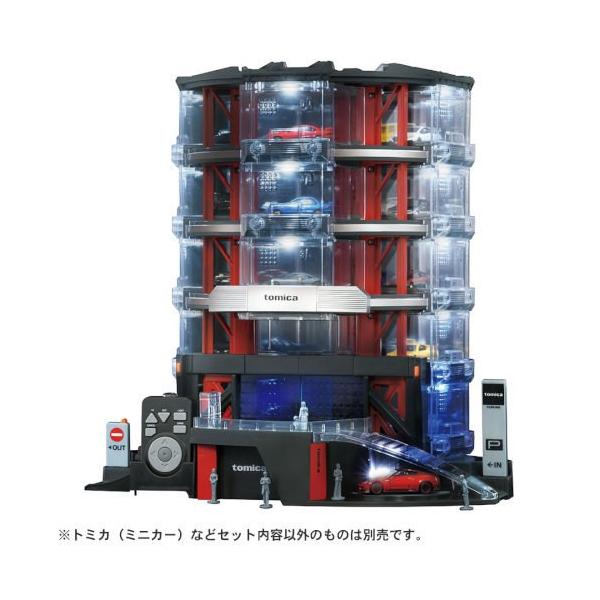 tomica＋ Automated tomica PARKING with showroomおもちゃ こども 子供 男の子 ミニカー 車 くるま 6歳 トミカ