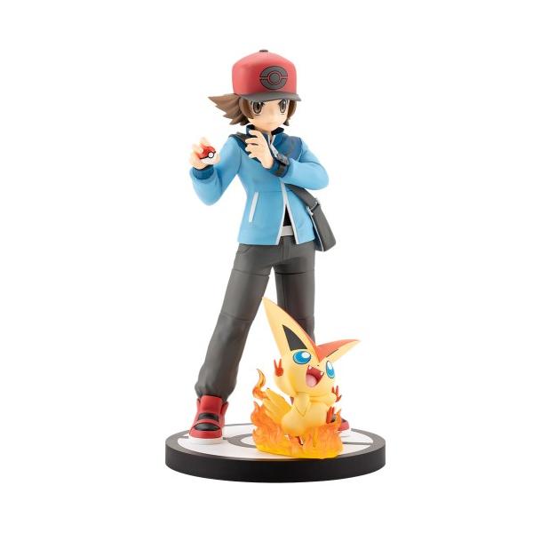ARTFX J 1／8 『ポケットモンスター』シリーズ(コトブキヤ) トウヤ with ビクティニ 【PV302】 (塗装済完成品フィギュア)