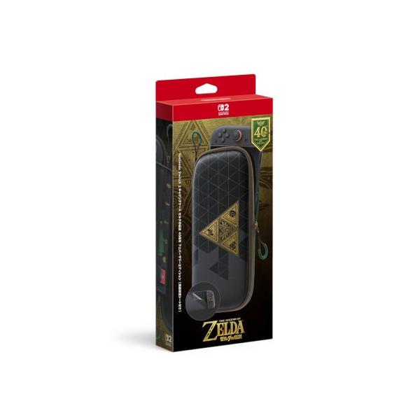 Nintendo Switch 2 キャリングケース ゼルダの伝説 40周年 アニバーサリーエディション(画面保護シート付き)