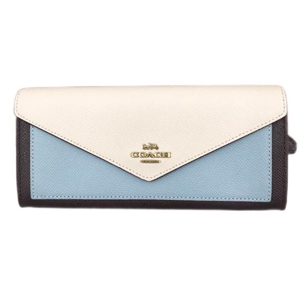 COACH コーチ ☆COACH☆ ソフト ウォレット カラーブロック