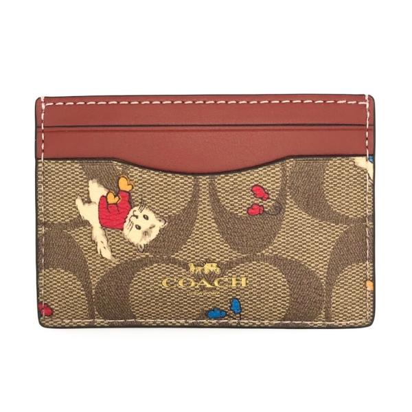 新品未使用】COACH コーチ カードケース パスケース シグネチャー 定期