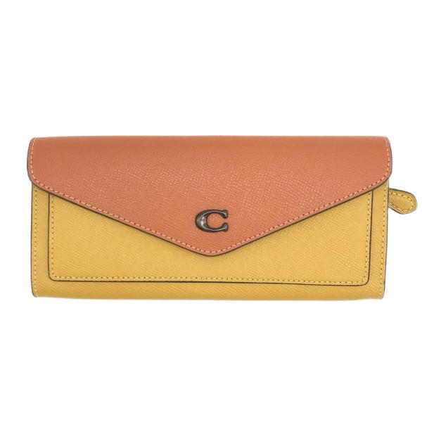 コーチ ウィンソフトウォレットカラーブロック C2622 COACH（コーチ） 一点のみ入荷 なくなり次第終了セールコーチ COACH