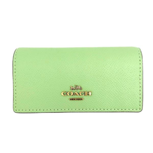 COACH（コーチ） ☆COACH☆ 6リング キーケース クロスグレイン レザー