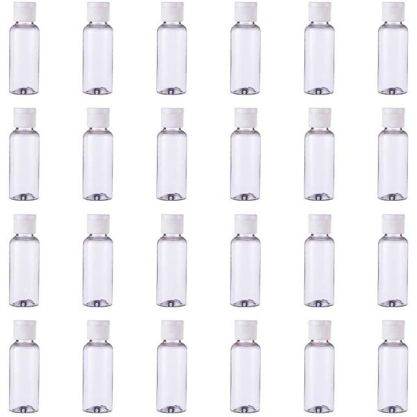 Benecreat 24個セット小分けボトル 50mlトラベルボトル 旅行ボトル プラスチック容器 液体用空ボトルの価格と最安値 おすすめ通販を激安で