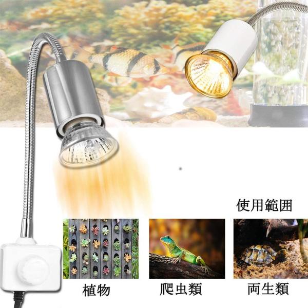 爬虫類ライト Rakuby 亀ライト 1 1セット 爬虫類 両生類用ライト 2つランプ付き 25w 照明 長時間 バスキングライト 360 Apaproduction Fr