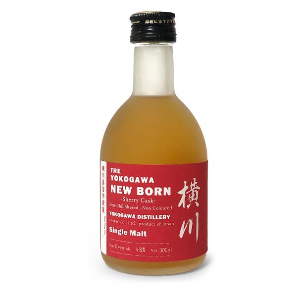 横川蒸留所 シングルモルトウイスキー 横川 ニューボーン シェリー樽熟成 300mL Alc.48％