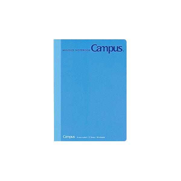 （まとめ）コクヨ キャンパスノート（ミニサイズ中横罫）B7 B罫 青 30枚 ノ-235BN-B 1セット（10冊）