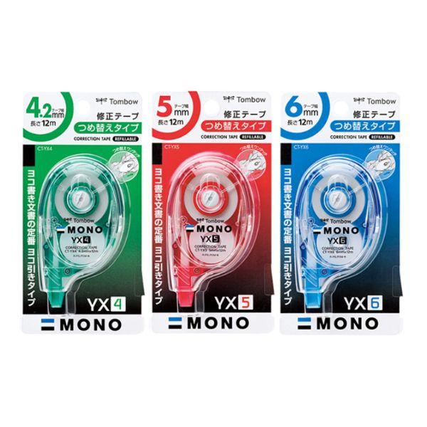 MONO トンボ鉛筆 修正テープ 本体 モノYX CT-YX テープ幅全3種 1 MONO トンボ鉛筆 修正テープ 本体 モノYX CT-YX テープ幅全3種 1