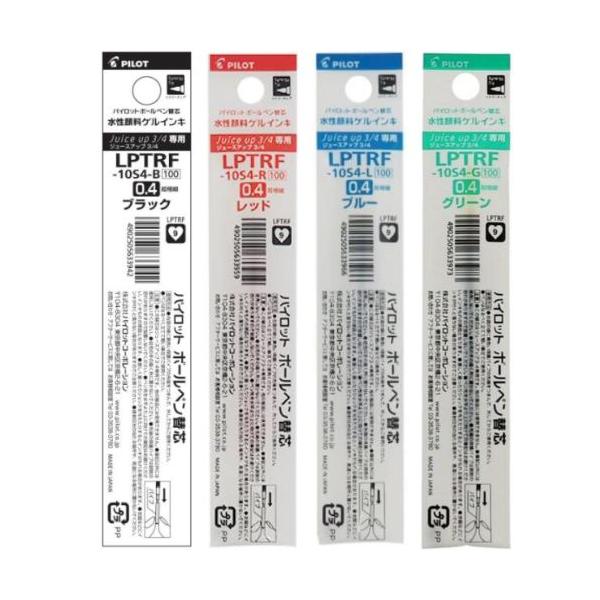 PILOT（パイロット） ゲルインキボールペン替芯 0.4mm LPTRF-10S4 全4