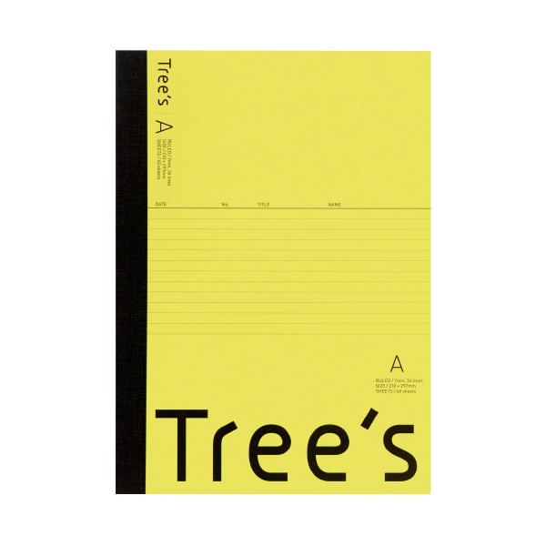 日本ノート（NIPPON NOTE） キョクトウ UTRAA4Y Tree's ノート A罫 A4