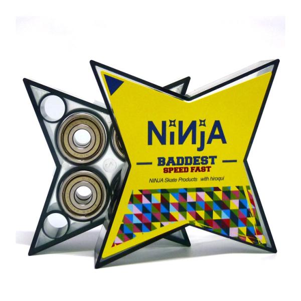 [BADDEST FAST BEARING]通常の NINJA ベアリングに比べ内部の隙間（ラジアルスキマ）を多く取りより速い回転を実現！ 超低摩擦回転重視性オイル【VERY VERY FAST OIL】を浸透させたモデル。