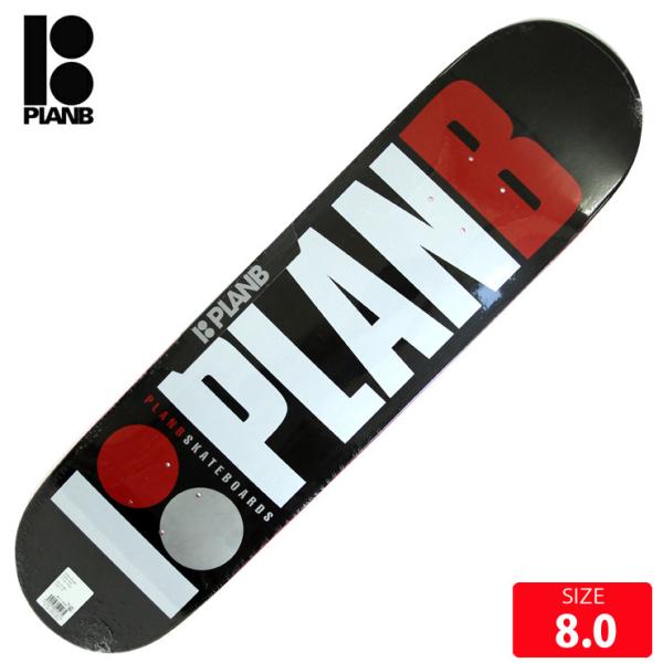セール⭐️ PLAN B 8.0 プランビー スケートボード デッキ スケボー スケボー デッキ プランビー PLAN B TEAM RED DECK 8.0 スケート