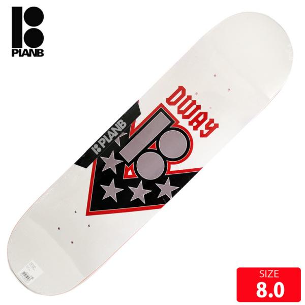スケートボード Deck plan B スケボー デッキ プランビー PLAN B ONEOFF3 WAY2 DECK 8.0 スケート