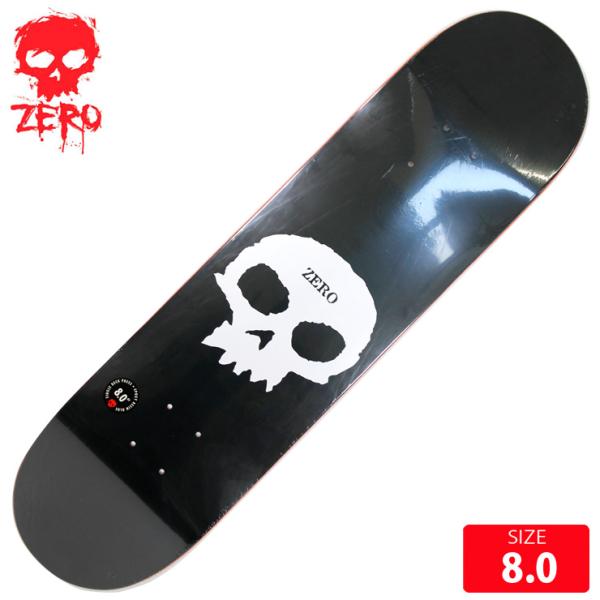 ゼロ デッキ ZERO SINGLE SKULL #03 DECK 7.75 8.0 スケボー スケート