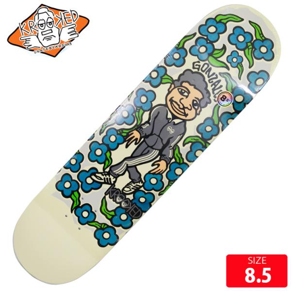 KROOKED（クルキッド） スケボー デッキ クルーキッド KROOKED GONZ