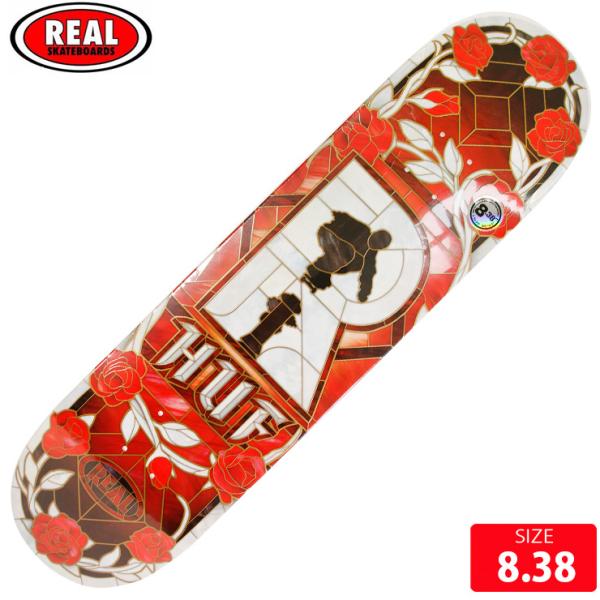 ELEMENT スケボー デッキ リアル REAL HUF CATHEDRAL DECK SIZE