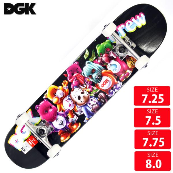 DGK ディージーケー コンプリートデッキ CREW COMPLETES SIZE 7.25 7.5 7.75 8.0 SKATEBOARD  スケートボード スケボー