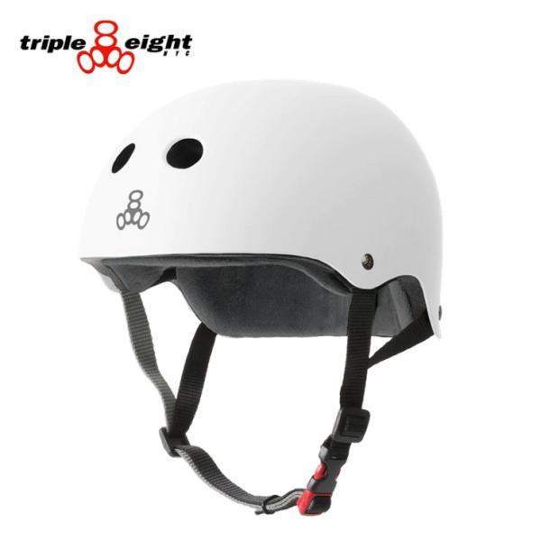 TRIPLE EIGHT トリプル エイト ヘルメット THE CERTIFIED SWEATSAVER HELMET WHT スケボー スケートボード インライン用