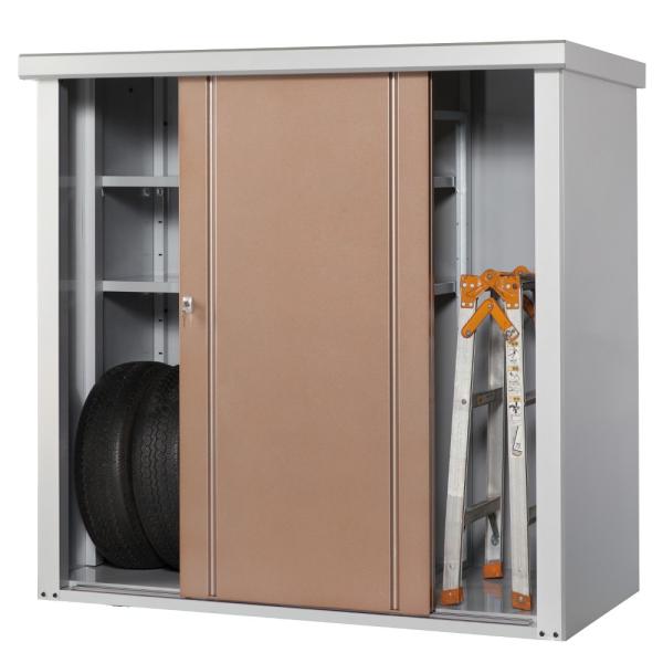 タカヤマ物置 TJS-1515 幅1550×奥行き820×高さ1500mm スチール製 収納庫
