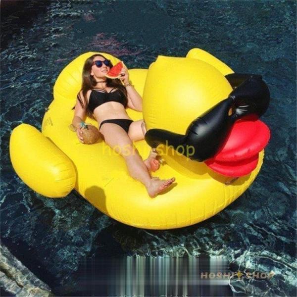 あひるアヒル浮き輪フロート浮き具大きい巨大ボートうきわプール