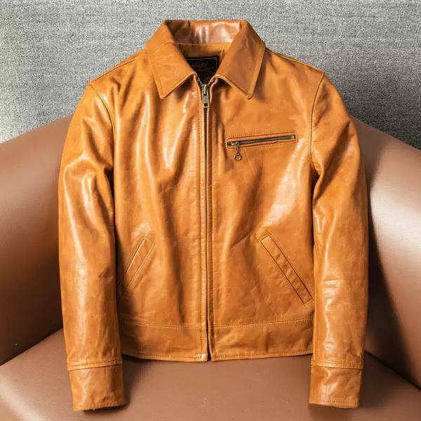レザー ジャケット 赤 レトロ Vintage TT Leathers 42 英国製 イギリス ヴィンテージ ライダース