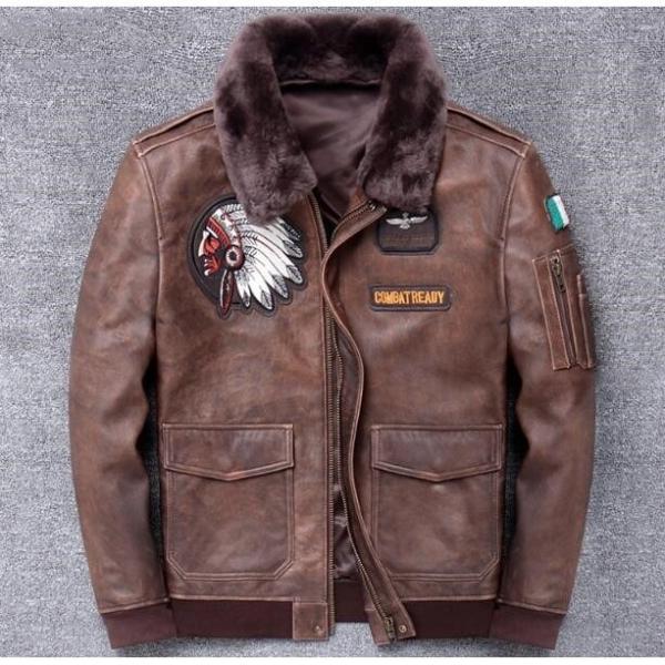 新品 フライト レザージャケット メンズ 上層シープレザージャケット