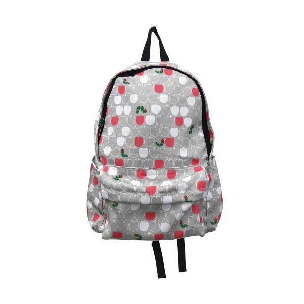 世界中で人気のエリックカールの代表作「はらぺこあおむし」のマザーリュックです！毎日お子さんを追いかけるママたち・・・お疲れ様です！荷物がたっぷり入って、両手が空くとなるとやっぱりリュックですよね！内側は大きなメッシュポケットと、哺乳瓶やペッ...