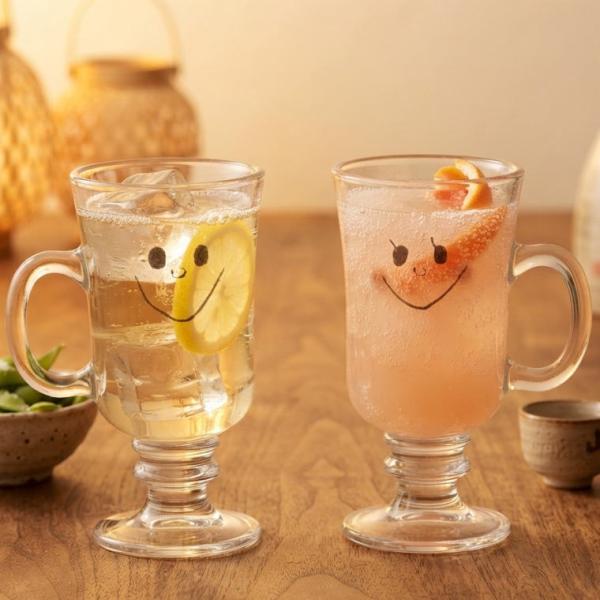 ペアジョッキ ペアグラス サワーペアジョッキ ガラス ジョッキ ハイボールグラス 食器 ギフト なかよしペアシリーズ 友愛玩具 LF-0914