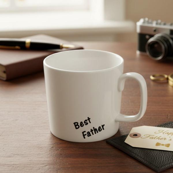 ベストマグ 手書き風 Father マグカップ 父の日 プレゼント ギフト おしゃれ 陶器 友愛玩具 LF-0932FA