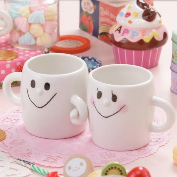 ひ*の様 BABYノベルティなかよしくみゃちゃん　ストラップなど食器マグカップ ペアマグCUP ペアマグカップ ハートマグ 結婚祝い ギフト なかよしペア